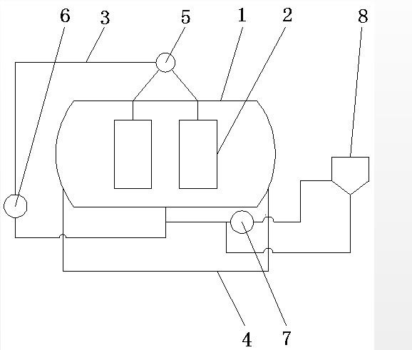 一種環(huán)保型染色機發(fā)明結(jié)構(gòu)圖